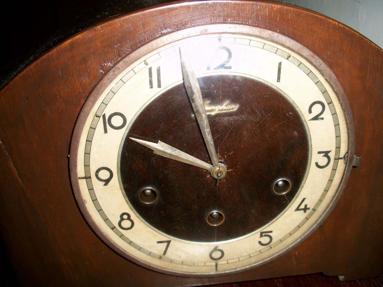 collectible items Mantle clock collectionsJunghan (3 holes)