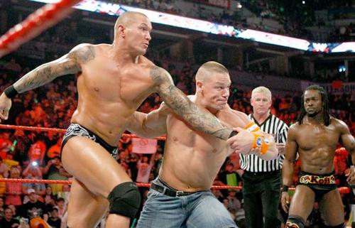 John Cena Randy Orton Y Kofi Kingston