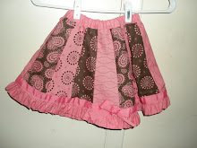 Girls Ribbon Ruffle Skirt