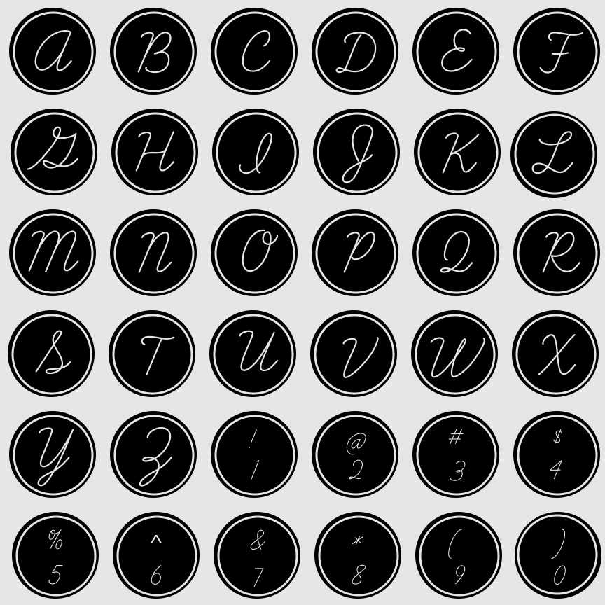 Amazing Cursive Fonts