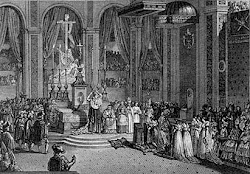 Napoleon's self-coronation in Notre Dame Cathedral, 1804