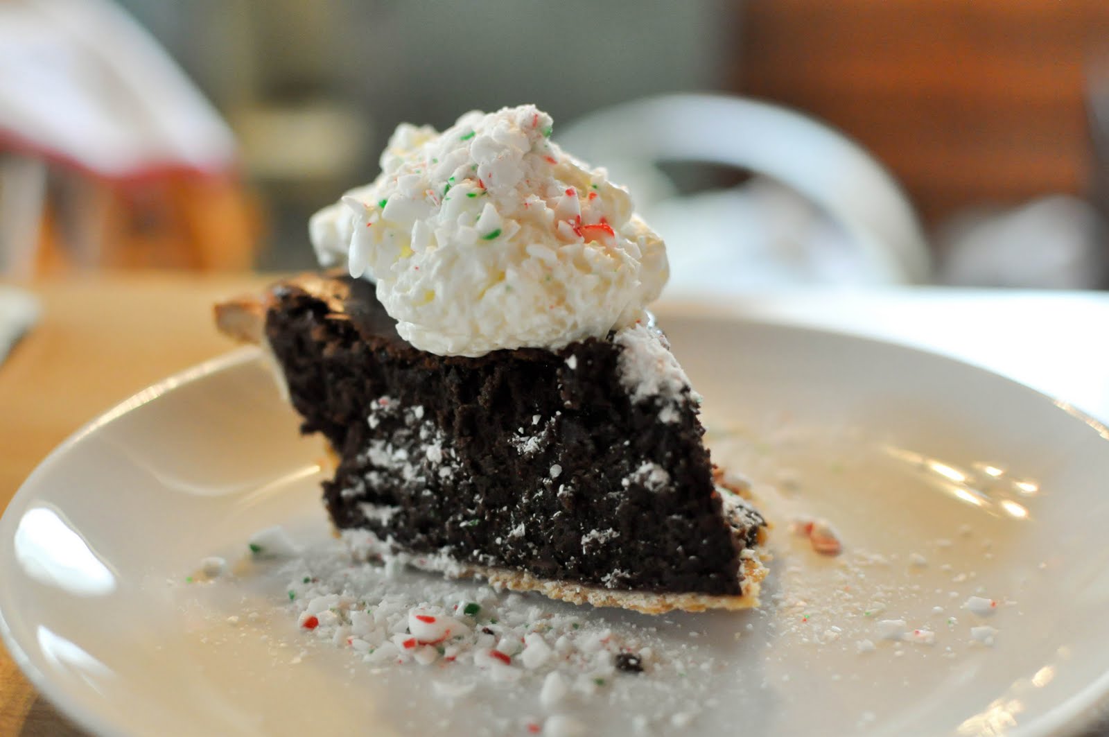 Bless This Food Peppermint Truffle Pie