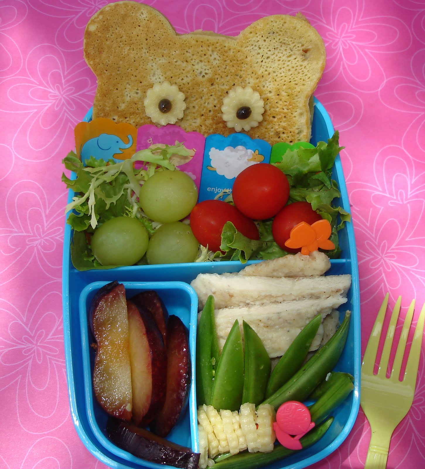 The Tiny Bento Pancake Bear Bento