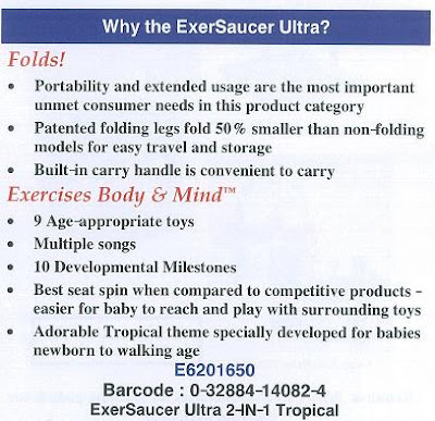 LittleHugz: Evenflo ExerSaucer