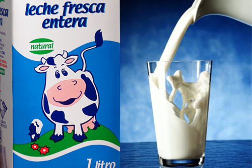 EN LA LECHE NO PASTEURIZADA en la leche no pasteurizada: