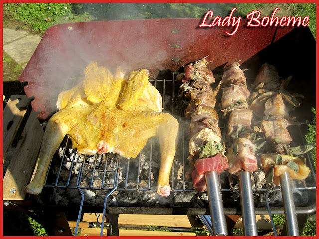 hiperica di lady boheme blog di cucina, ricette facili e veloci. Ricetta arrosto grigliato in giardino