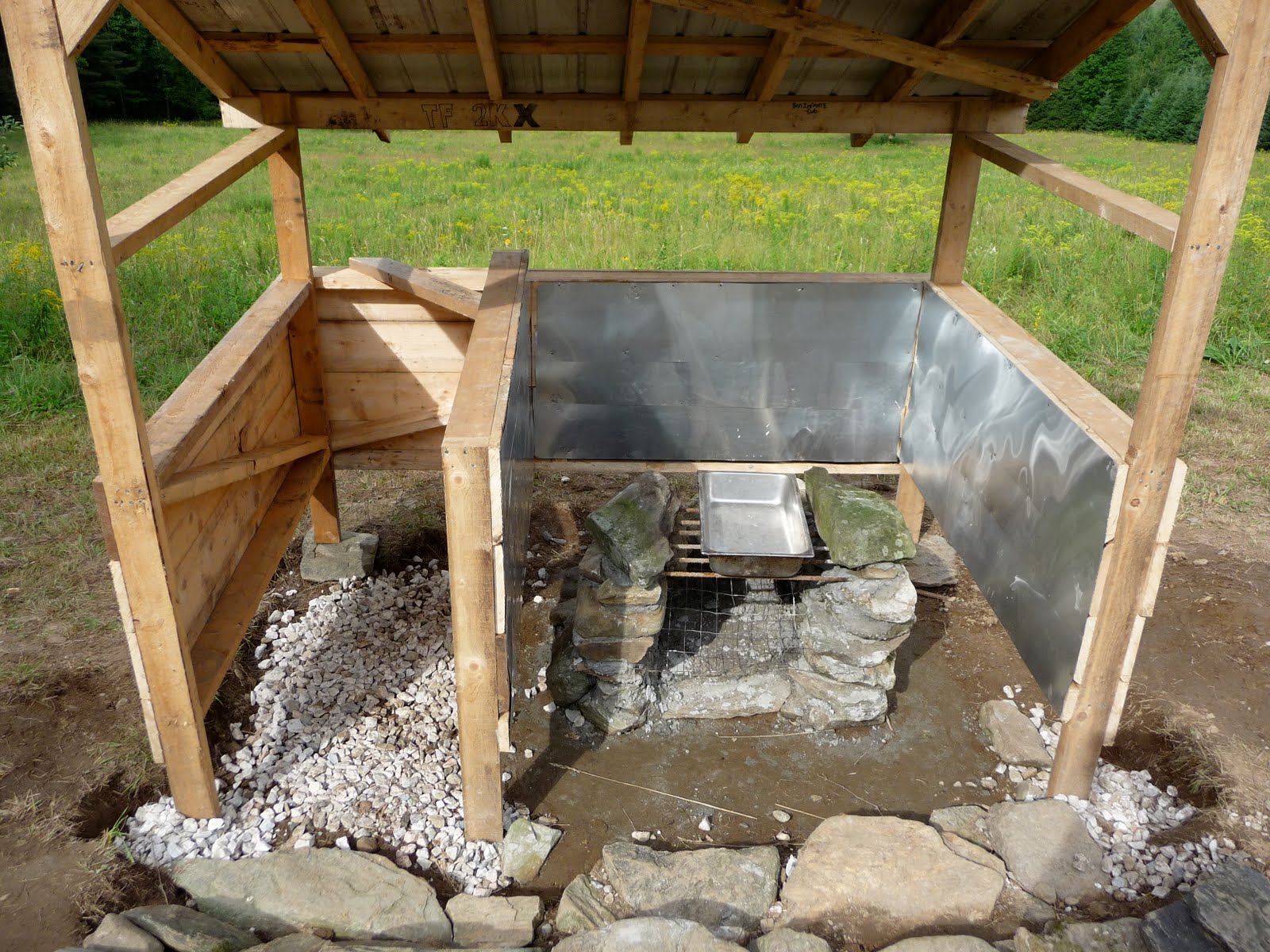 sew and sow life sugar shack, for making maple syrup!