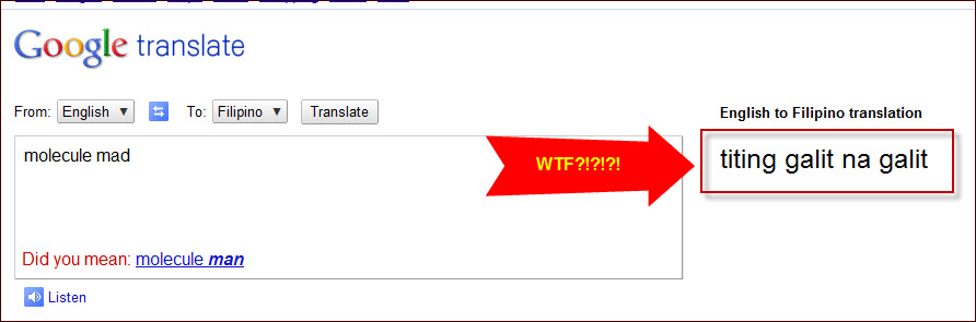 google translate fail. Google Translate Fail