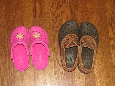 Pink Preppy Party Girl Coming Out Of The Closet I Purchased Crocs