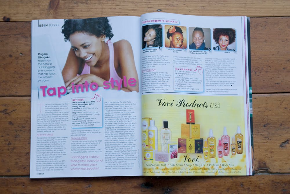 Relaxed Hair Health Mentioned In Natural Hair Blogging Article