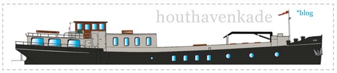 Woonschip gerealiseerd op de Houthavenkade