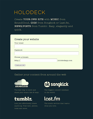 upon Soundcloud, Songkick,