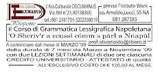 Corso di Lingua napoletana da marzo '09
