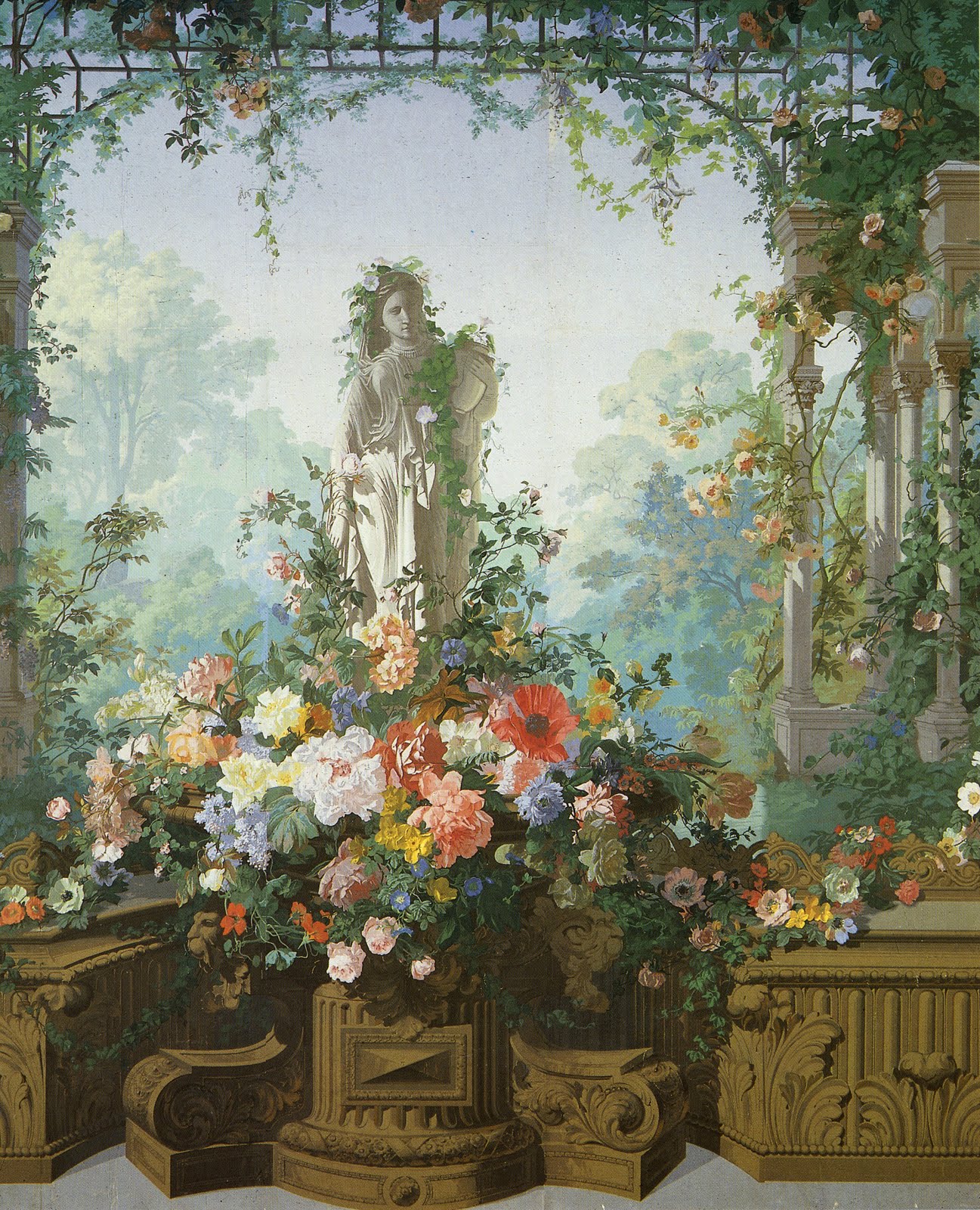 cityzenart: 19th Century French Scenic Wallpapers
