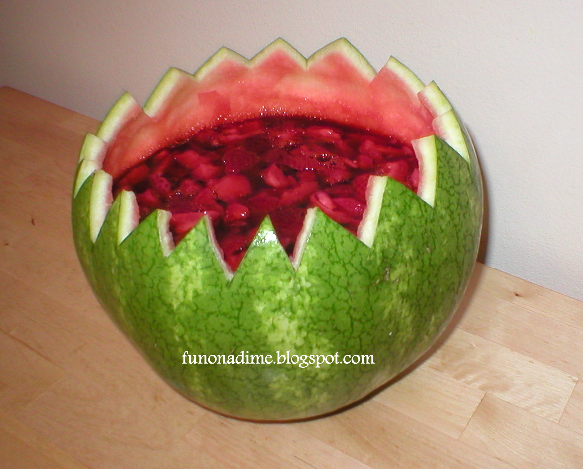 Fun On A Dime Watermelon Jello Bowl