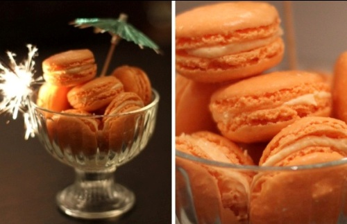 Peach Macaron
