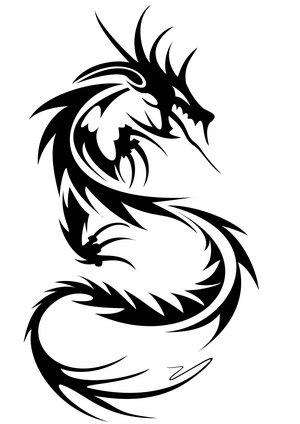 Free Chinese Dragon Tattoo Templates Wings