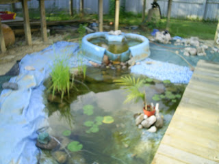 recycled plastic pond