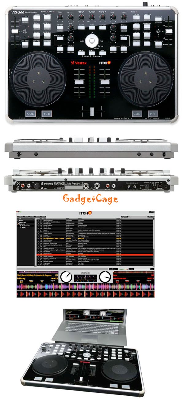 Create your own Music mix with Vestax Spin DJ USB Controller GadgetCage