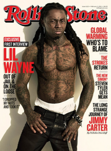 Yes, Lil Wayne covers the upcoming issue of Rolling Stone that drops on 