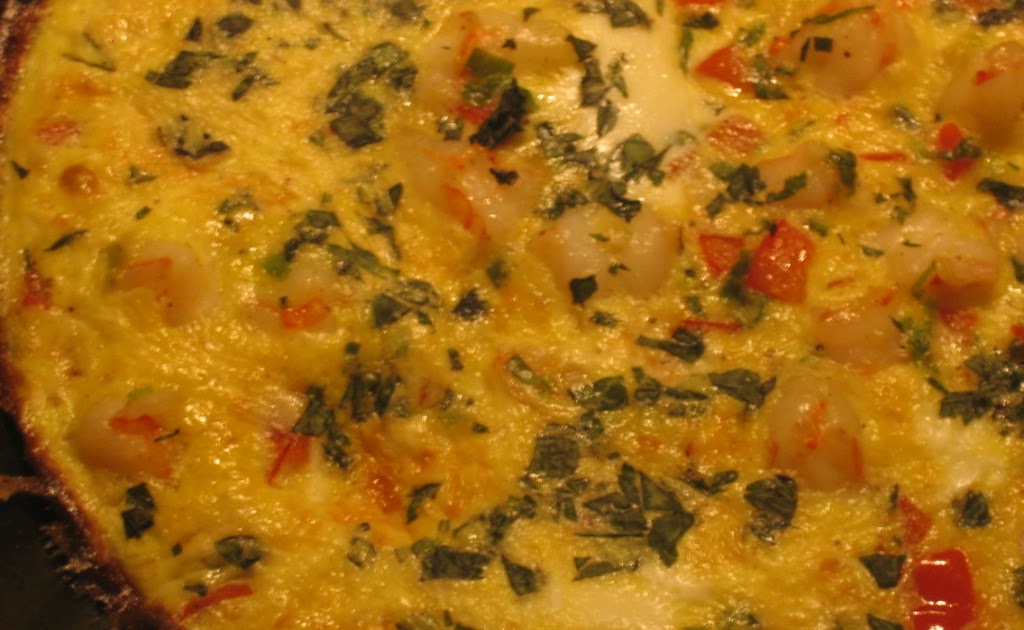 One Dinner At A Time Shrimp Frittata