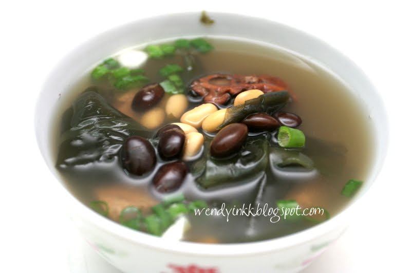 Table for 2.... or more Kelp Soup with Beans and Oysters