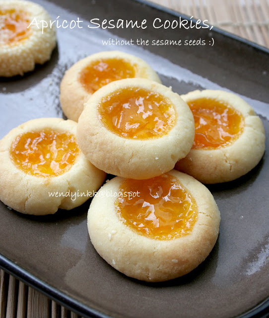 Table for 2.... or more Apricot Sesame Cookies