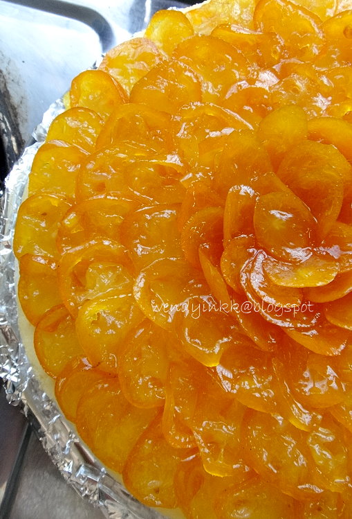 Table for 2.... or more Orange Cheesecake with Kumquat Compote