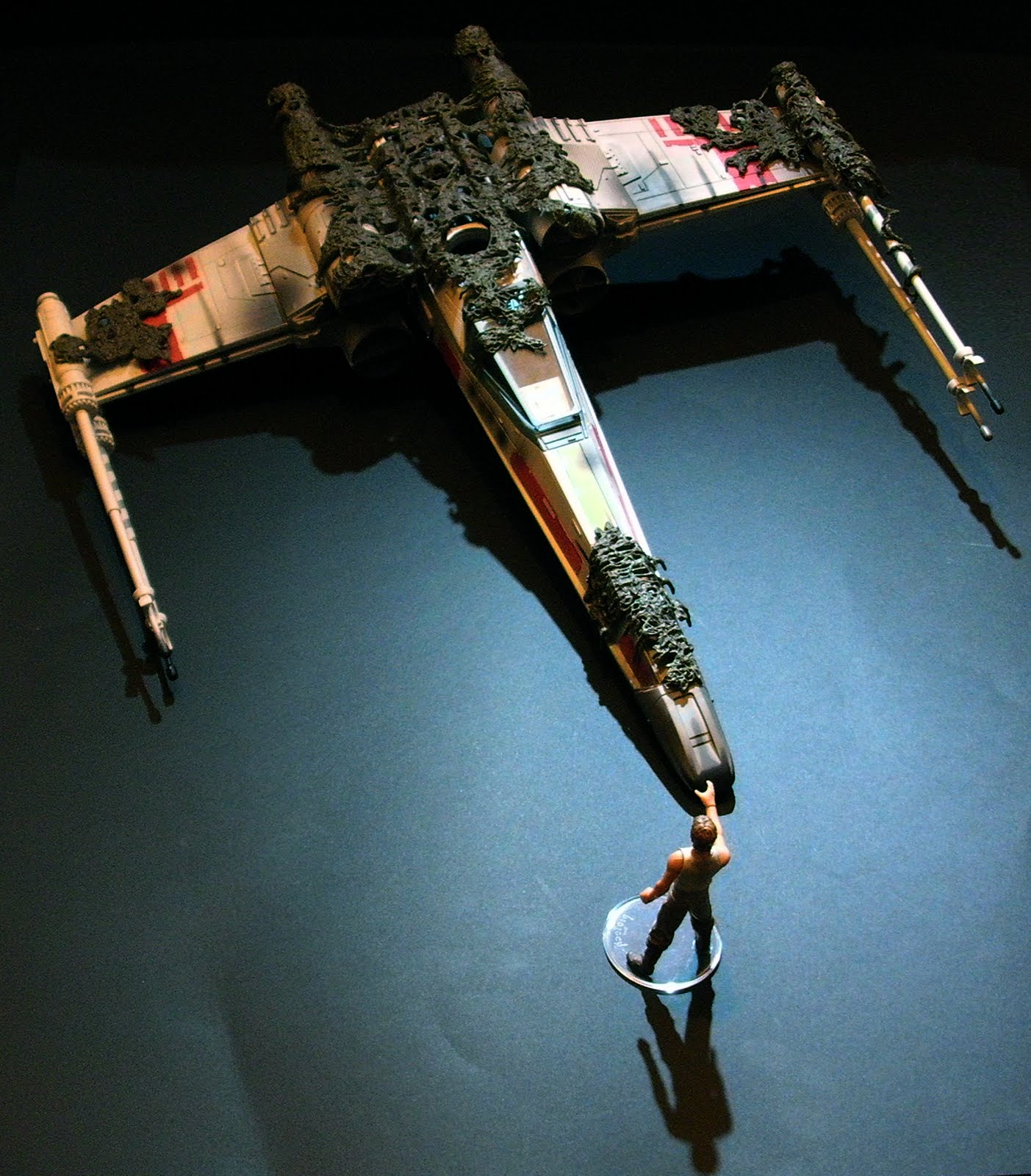 Kisho Meteora, Star Wars Collector Dagobah XWing w/ Two Luke