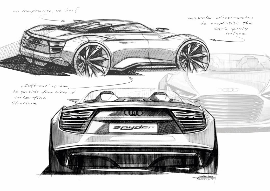 Audi A4 Sketch
