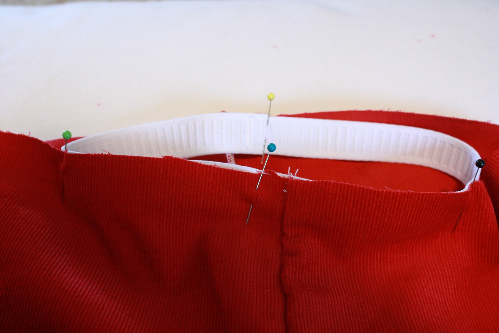 The Naptime Report Serger Elastic Waistband Tutorial