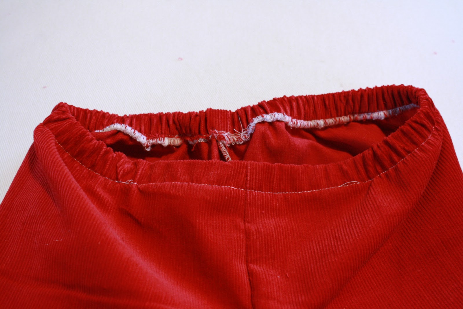 The Naptime Report Serger Elastic Waistband Tutorial