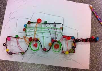laughpaintcreate: Wire Sculpture Cars