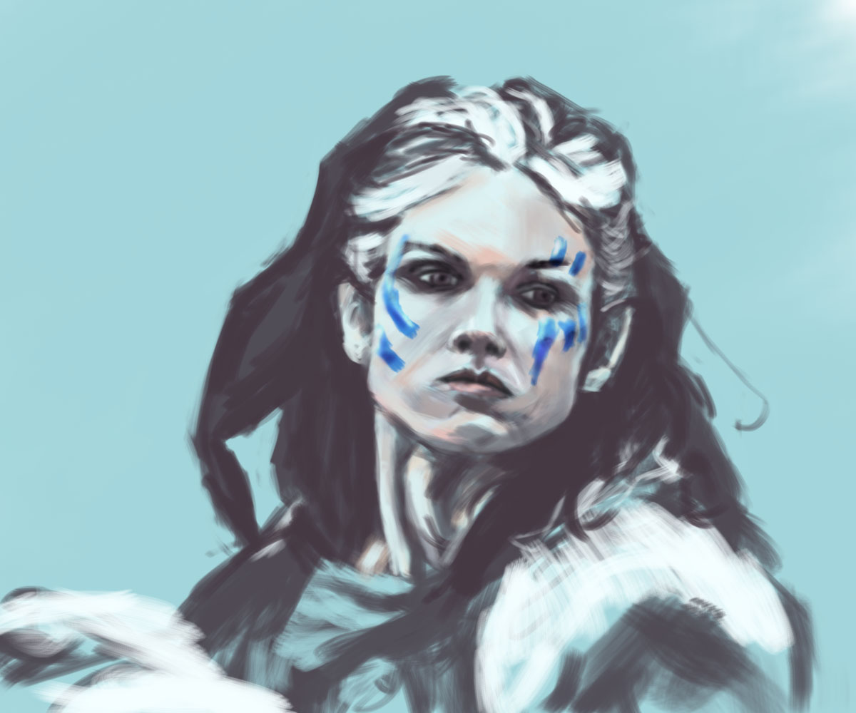 woad war paint Viking war paint, War paint, Vampire character