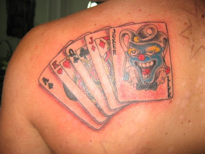 tattoo joker card