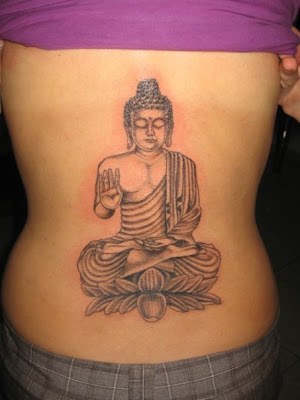 Comments: This is the 3rd (Rear) view of the Buddha and Dragon Tattoo on