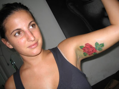 Women Tattoos with Flower Rose Tattoo Designs women tattoos