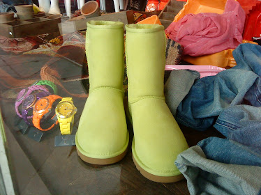 gröna "uggs"