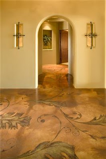 Anne Co Stained Concrete Floor Pattern