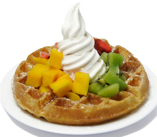 Coffeecat Yogo on Waffle Coffeecat Yogo on Waffle