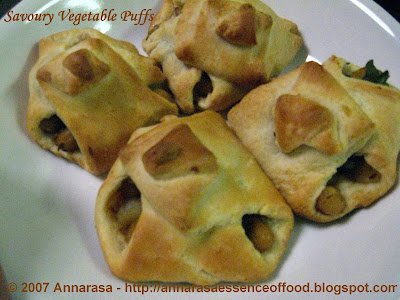 Vegetable Puff Recipe