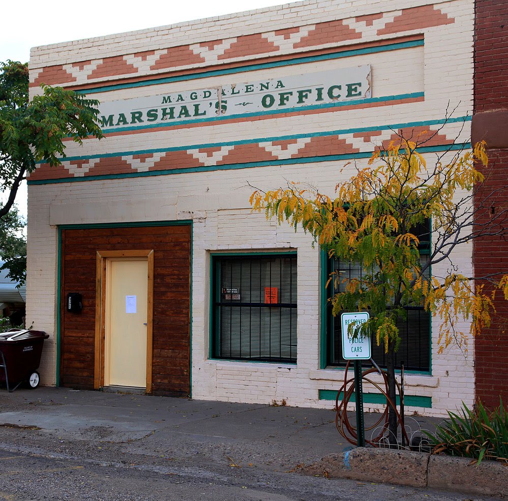John and Aileen on the road MAGDALENA, NEW MEXICO