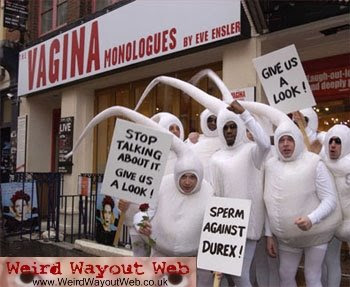 IMAGE: Sperm staging protest