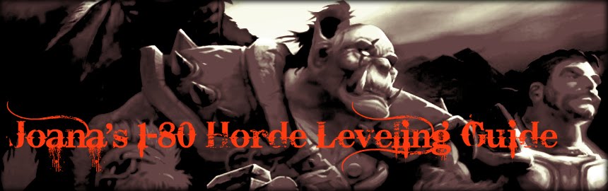 Joana's 1-80 Horde Leveling Guide