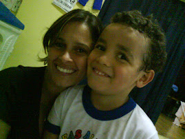 La educación comienza muy temprano - foto de Santiago, mi hijo, y su Profe Chintia - Resende - RJ