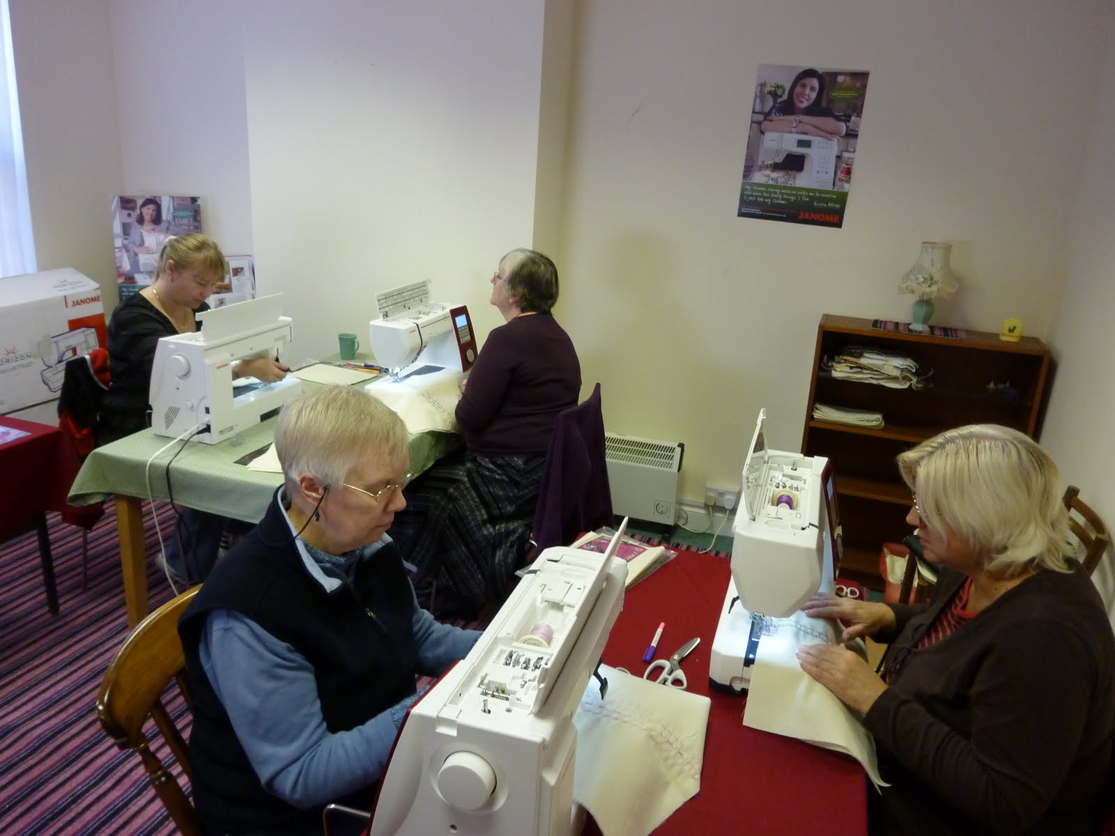 Sew Janome A creative Horizon event Brewers Sewing Machines in