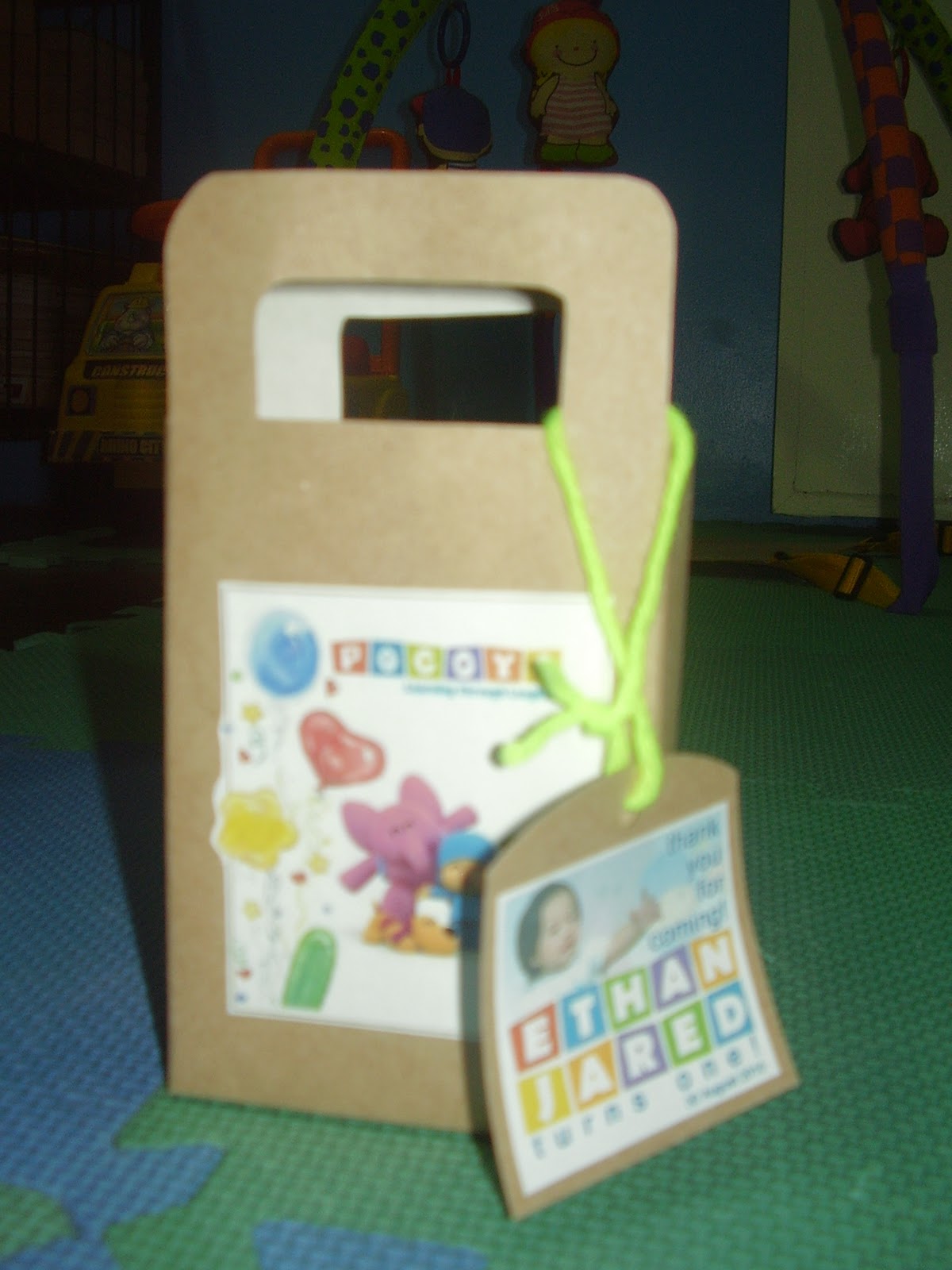 Ethan Jared Turns One! loot bags, giveaways, etc… Jared's Little Corner