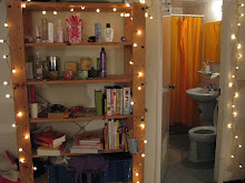 Twinkle lights...and my own bathroom!