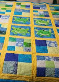 Cooper's Frog Quilt