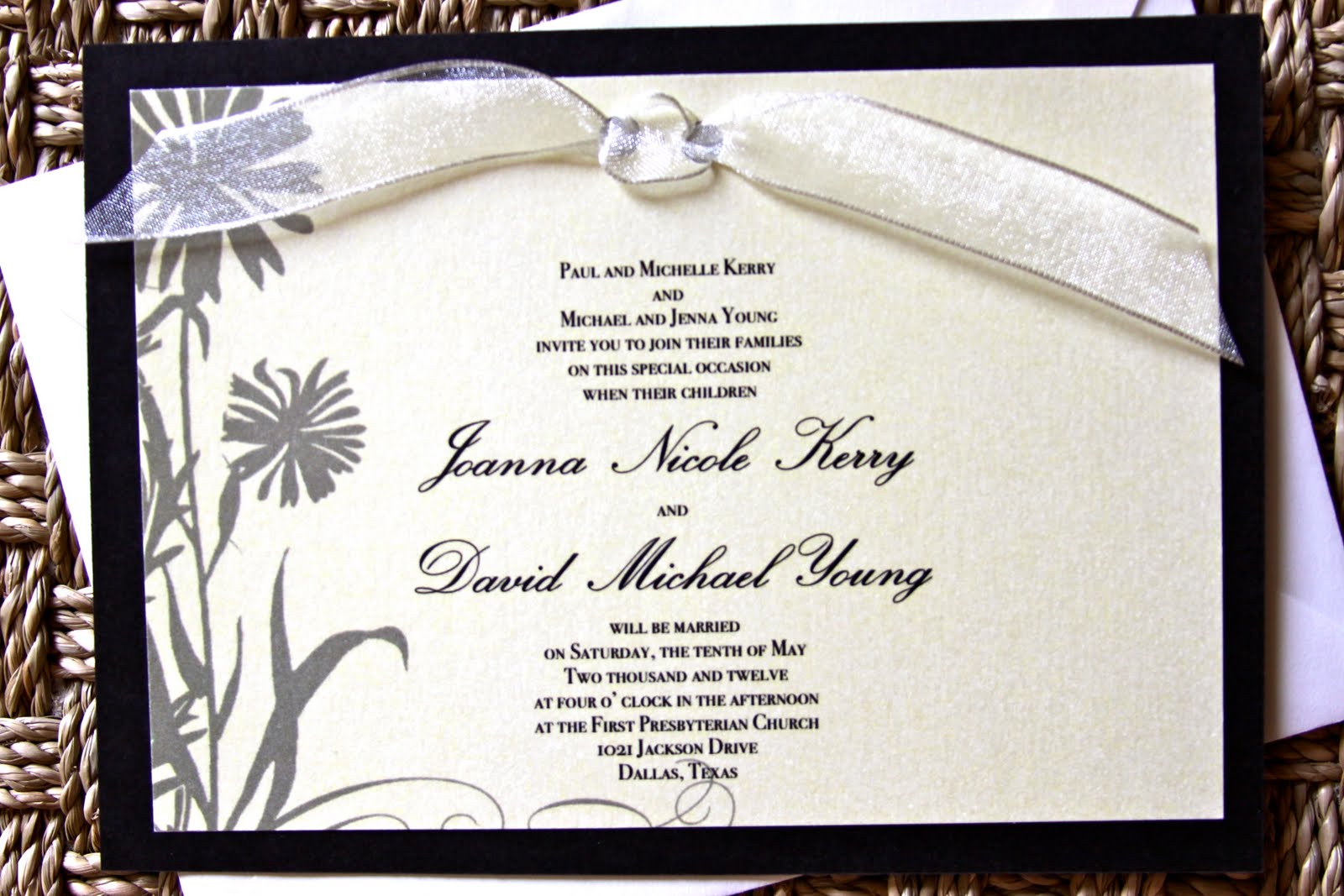 Custom Wedding Invitations!!! Fort Worth Wedding Photographer Kim